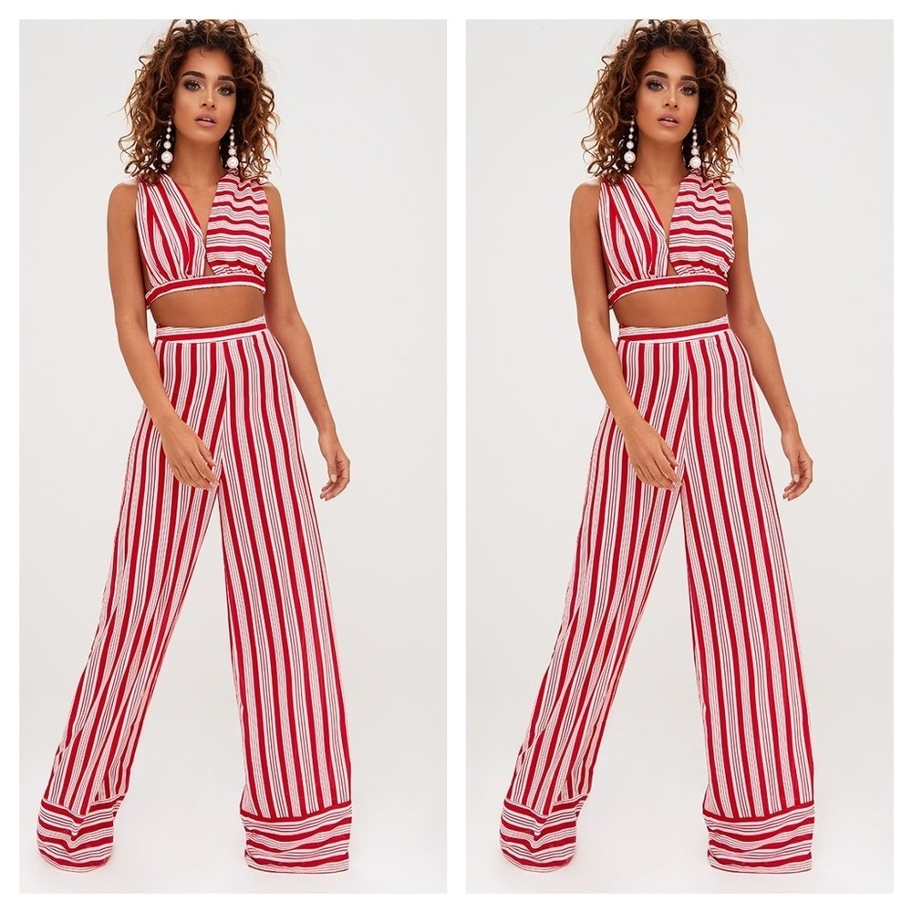 BRAND NEW two piece crop and pants set